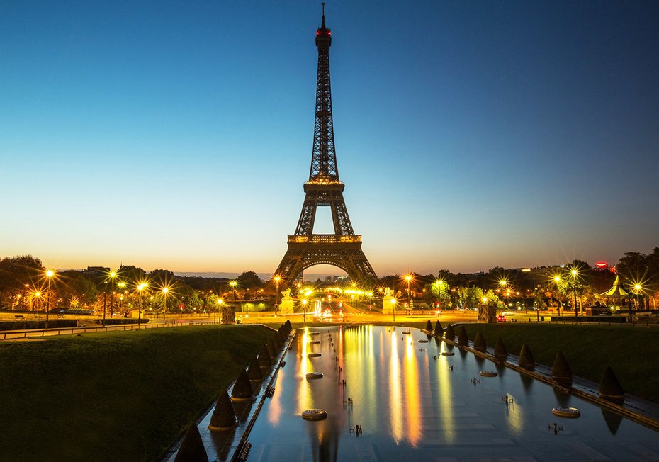 Fototapeta - Paryż, Wieża Eiffla, noc