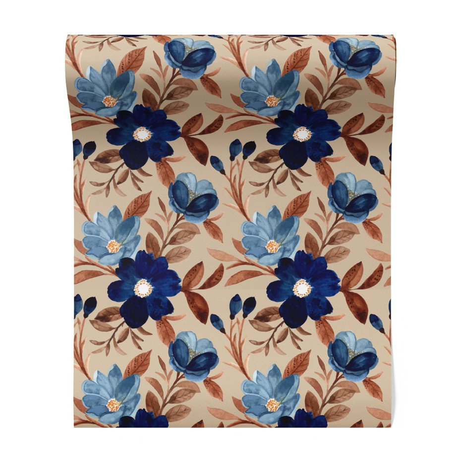 Tapeta - kwiaty, liście, tło