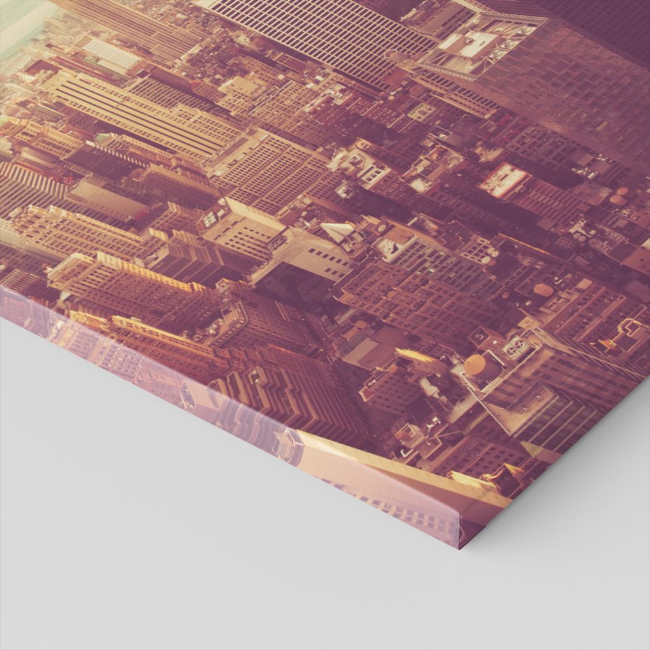 Obraz na płótnie - miasto, drapacze chmur, panorama