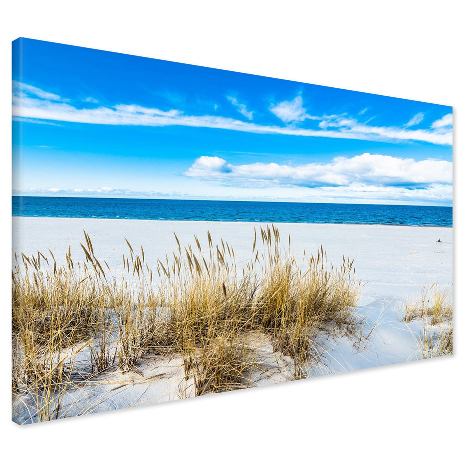 Obraz na płótnie - plaża, morze, piasek