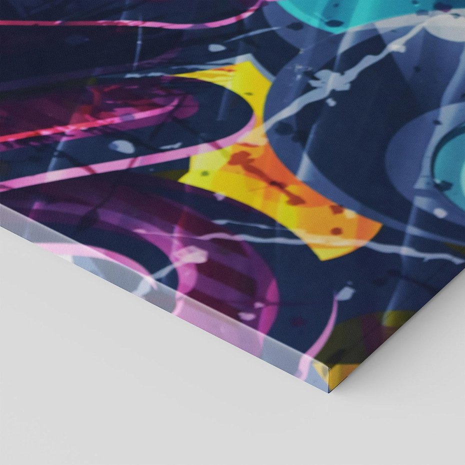 Obraz na płótnie - Minionek, Graffiti, Pluszak