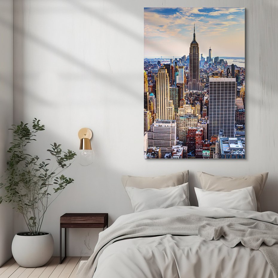 Obraz na płótnie - miasto, budynki, panorama