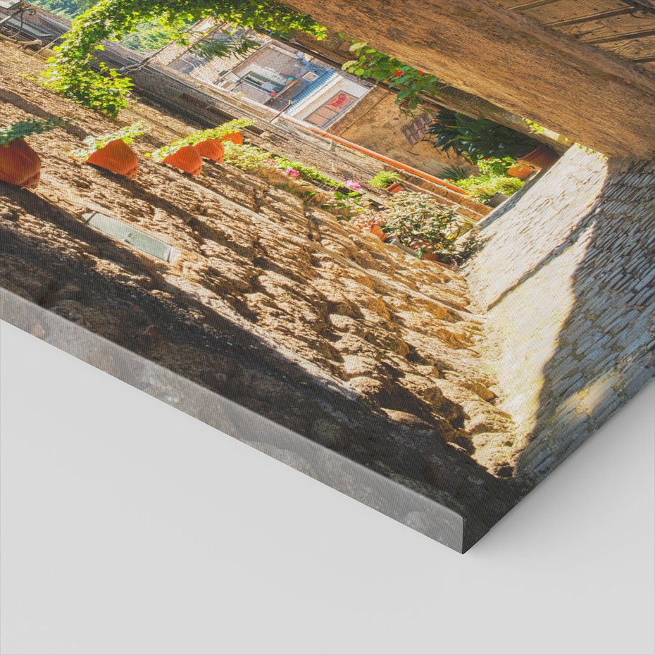 Obraz na płótnie - uliczka, miasto, kamień