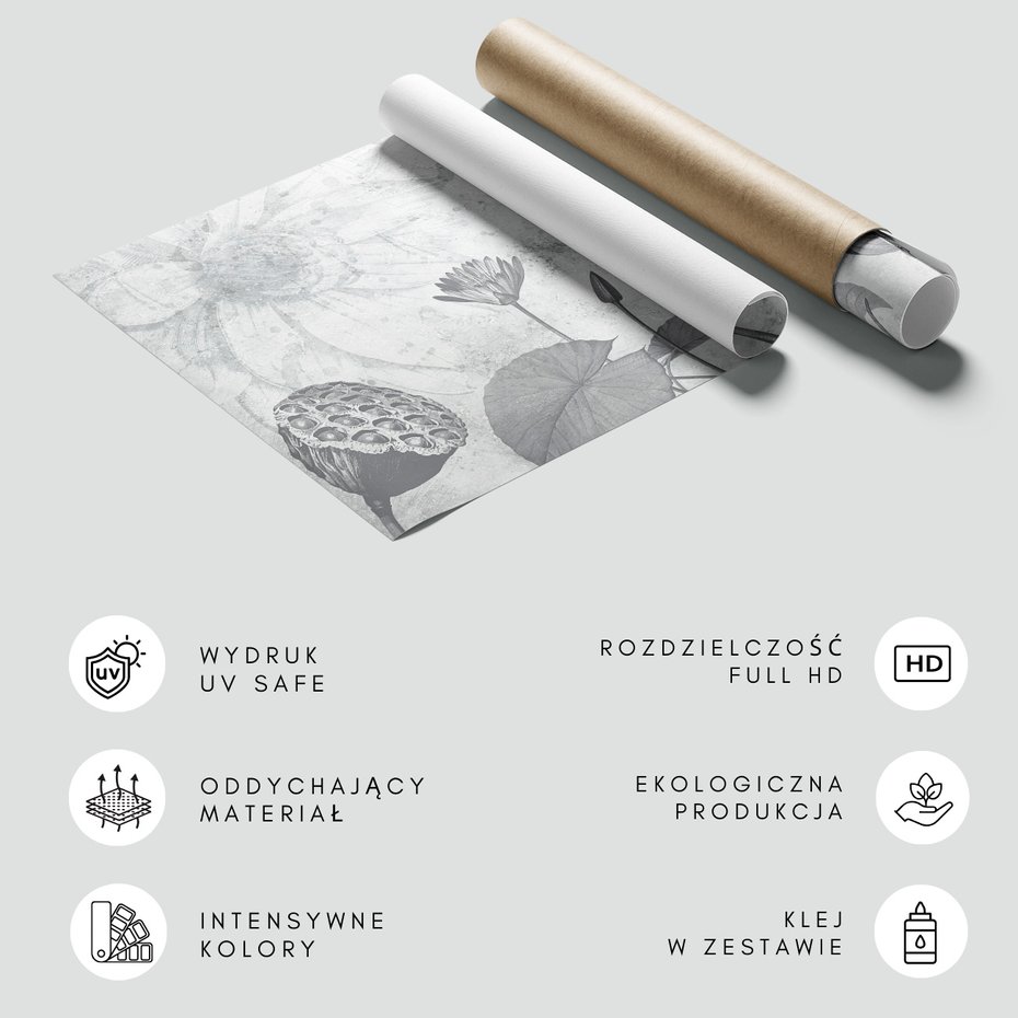 Fototapeta - loft, kwiaty, lilie