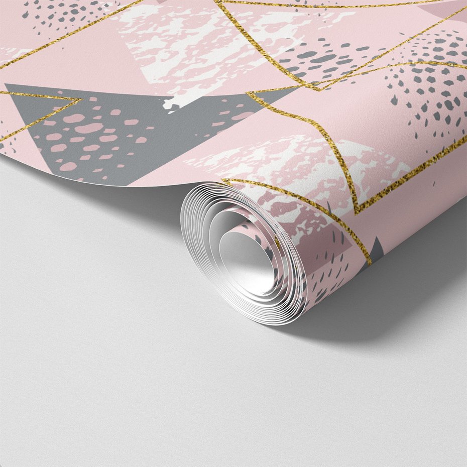 Tapeta - trójkąty, geometria, tło