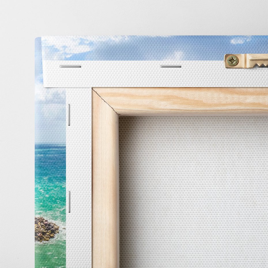 Obraz na płótnie - miasto, morze, kolorowe