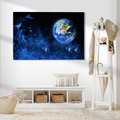 Obraz na płótnie - ziemia, kosmos, gwiazdy