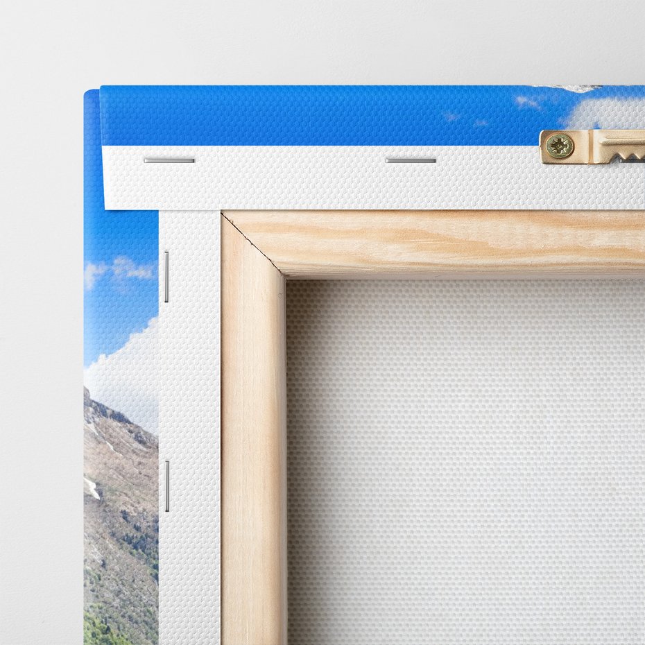 Obraz na płótnie - góry, droga, krajobraz