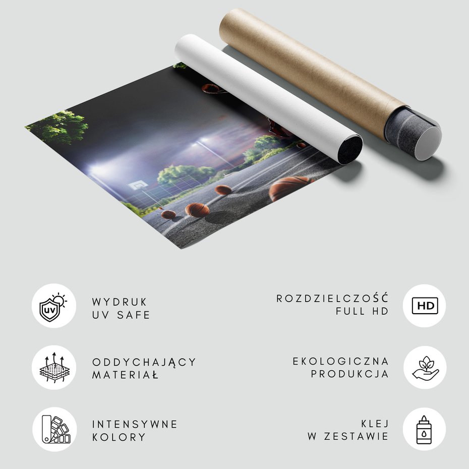 Fototapeta - koszykówka, sport, skok