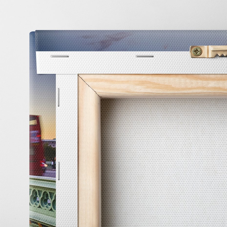 Obraz na płótnie - Londyn, Big Ben, autobus