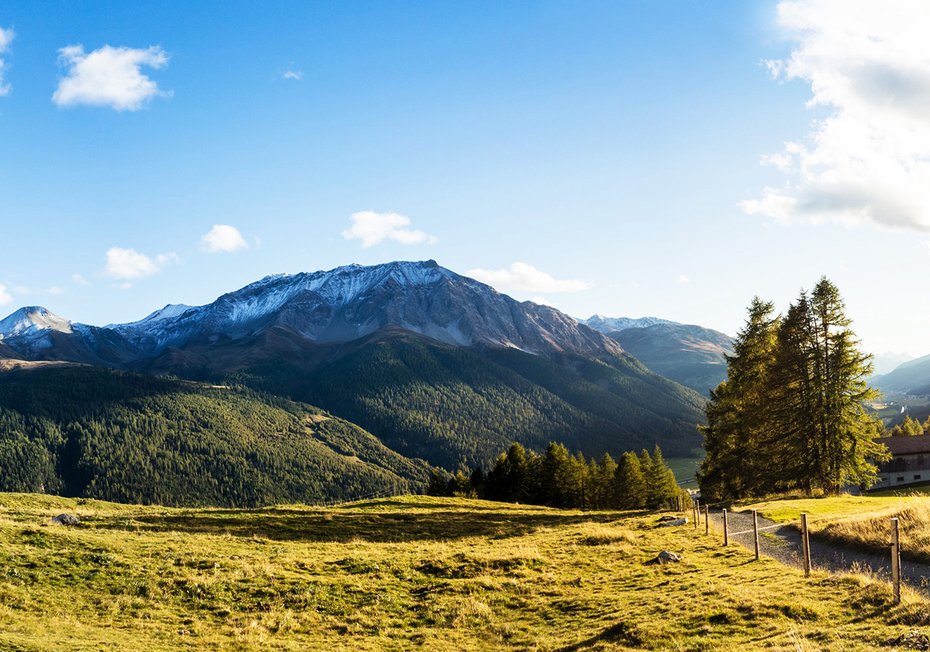 Fototapeta - góry, las, niebo