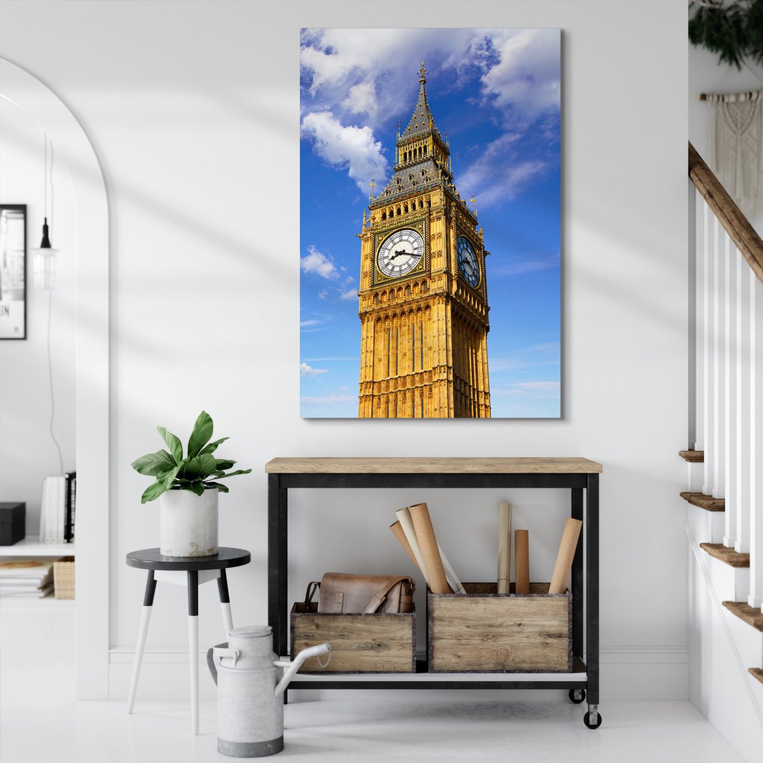 Obraz na płótnie - Big Ben, Londyn, zegar
