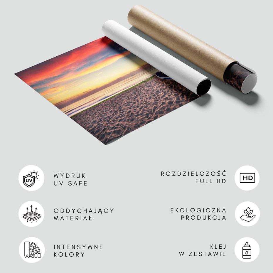 Fototapeta - plaża, łódka, morze