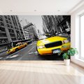 Fototapeta - taksówka, miasto, ulica