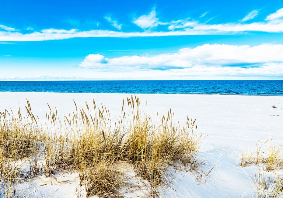 Fototapeta - plaża, morze, piasek