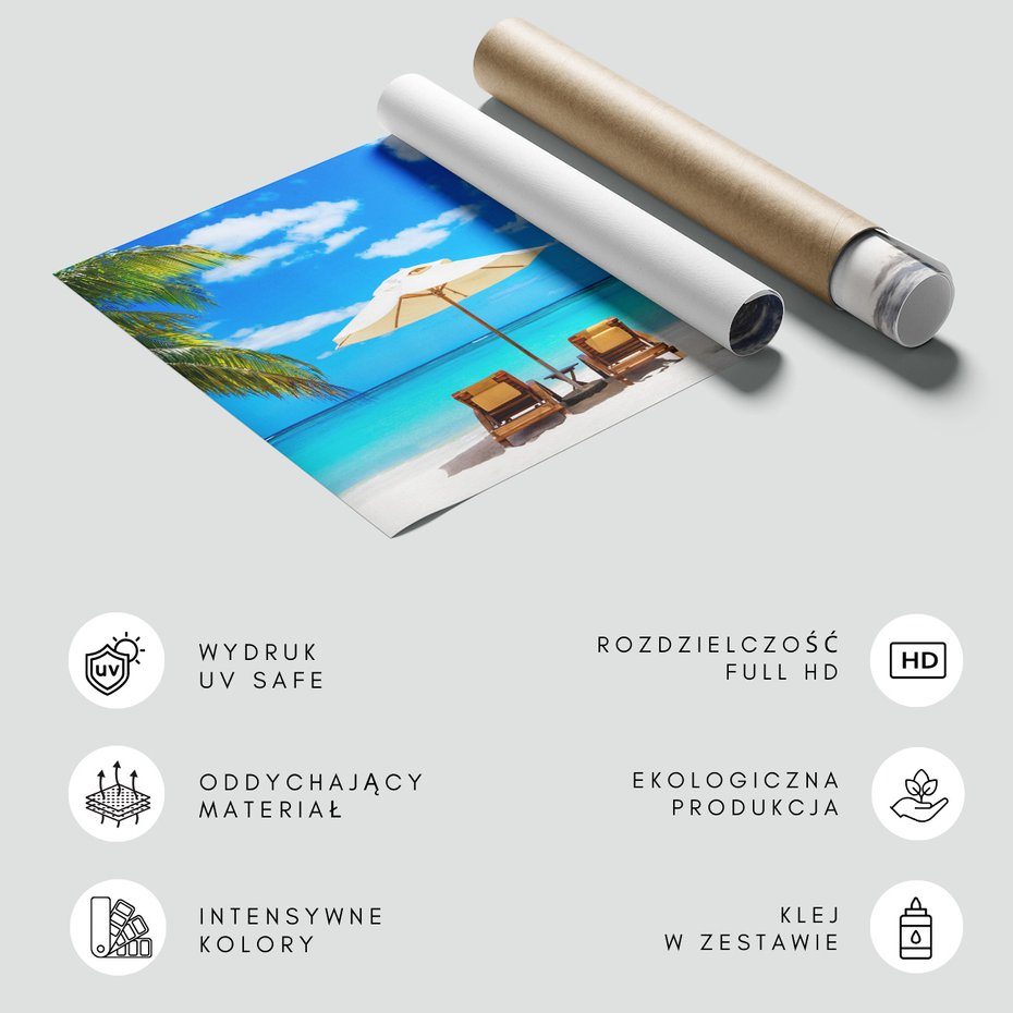 Fototapeta - plaża, morze, relaks