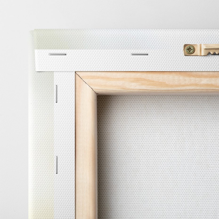 Obraz na płótnie - bambus, liście, woda