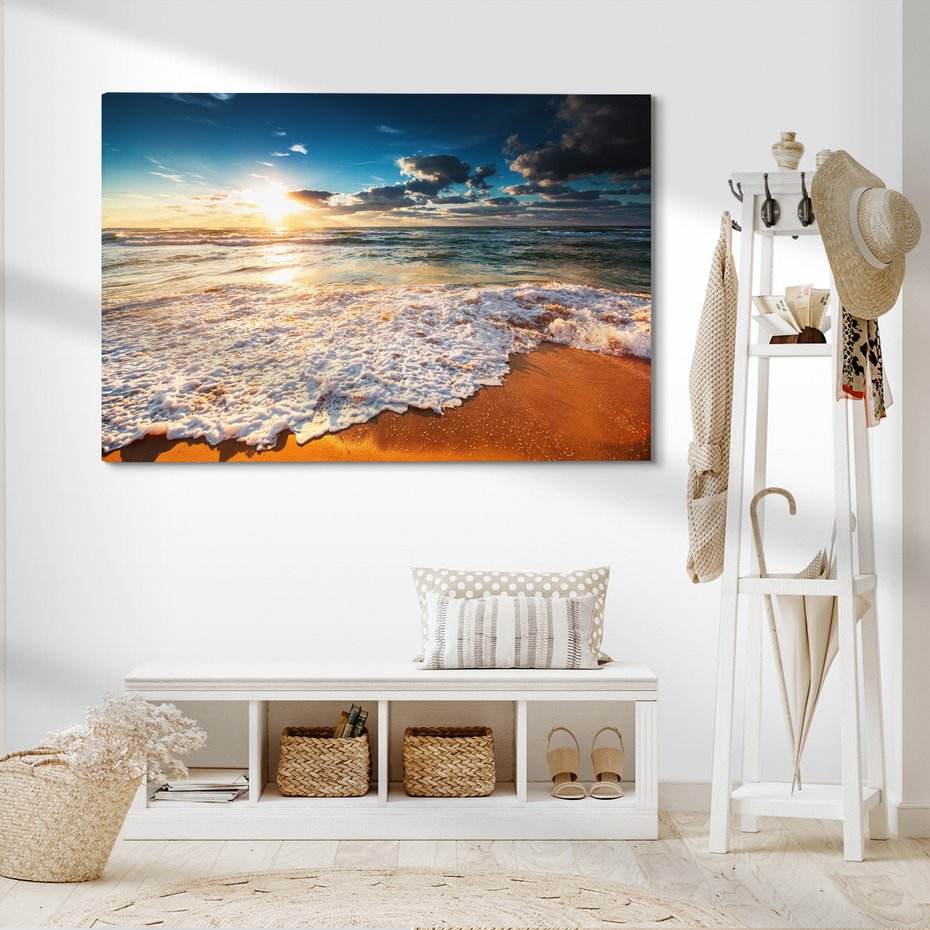 Obraz na płótnie - plaża, morze, woda