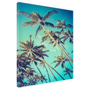 Obraz na płótnie - palmy, niebo, tropiki