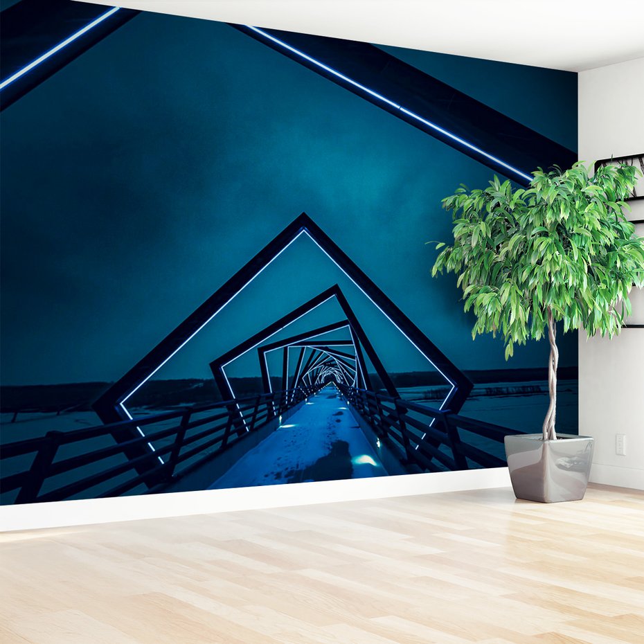 Fototapeta - most, abstrakcja, geometria