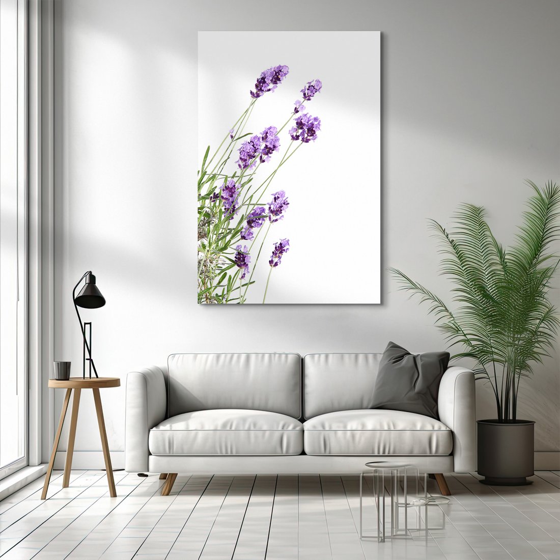 Obraz na płótnie - kwiaty, lawenda, fioletowy