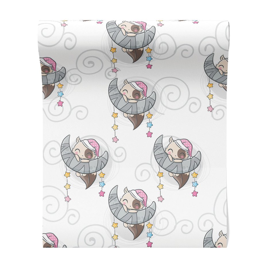 Tapeta - dziecięca, sen, księżyc