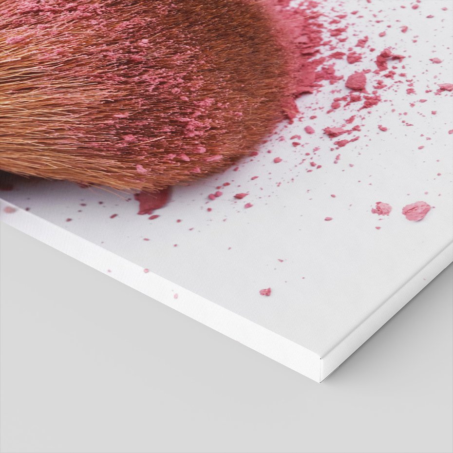 Obraz na płótnie - pędzel, puder, makijaż