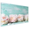 Obraz na płótnie - kwiaty, piwonie, pastelowe