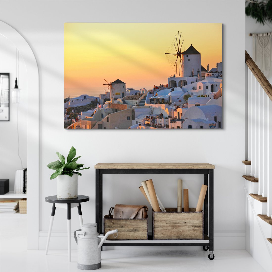 Obraz na płótnie - Santorini, Grecja, miasto