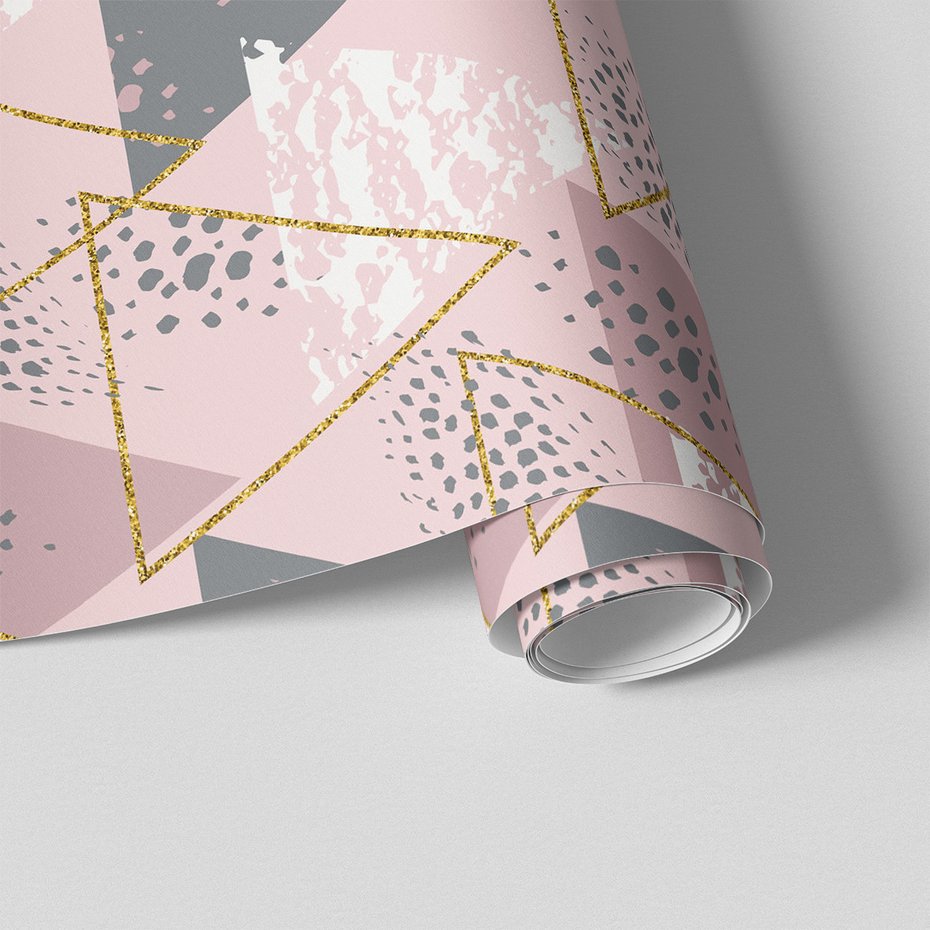 Tapeta - trójkąty, geometria, tło