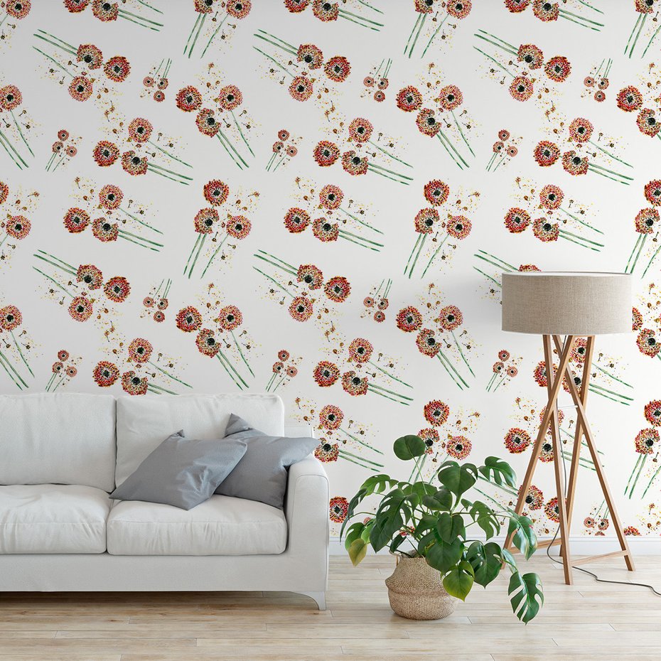 Tapeta - kwiaty, dmuchawce, natura