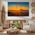 Obraz na płótnie - góry, wschód słońca, krajobraz