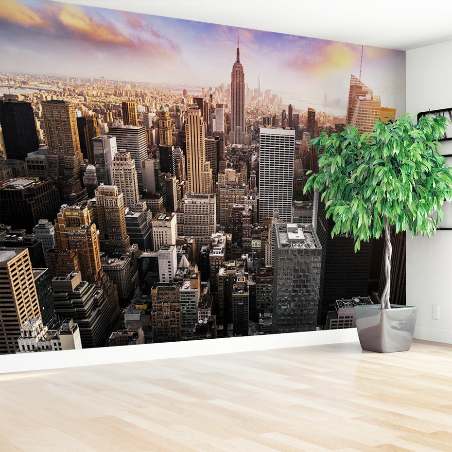 Fototapeta - miasto, drapacze chmur, panorama