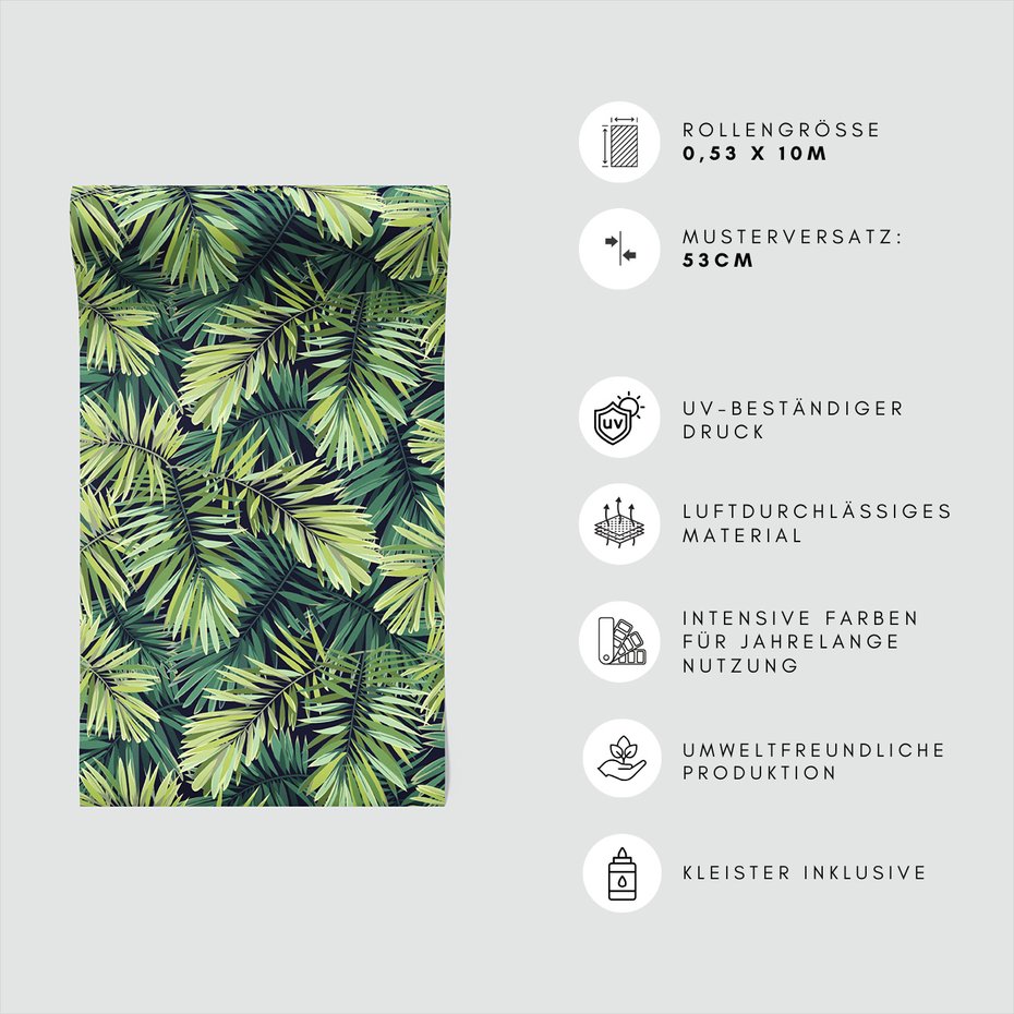 Tapeta - liście, palmy, tropiki
