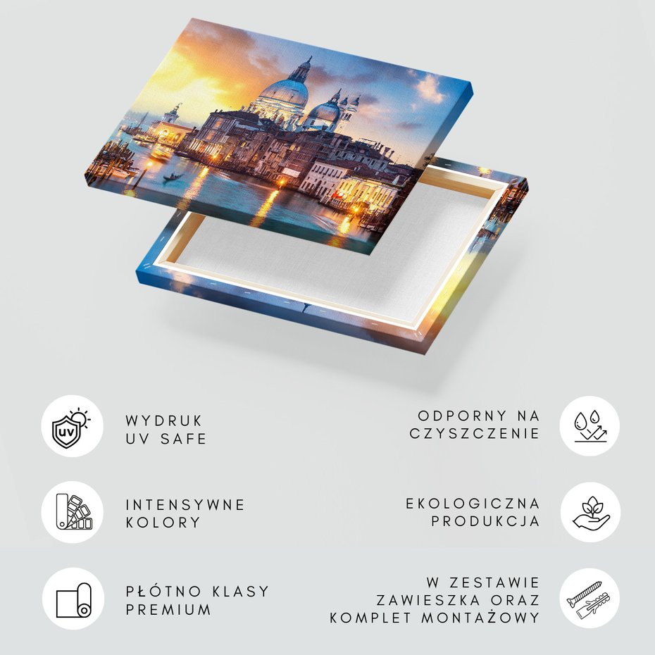 Obraz na płótnie - Wenecja, Włochy, Kanał