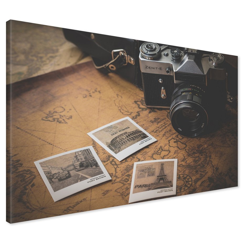 Obraz na płótnie - aparat, vintage, zdjęcia