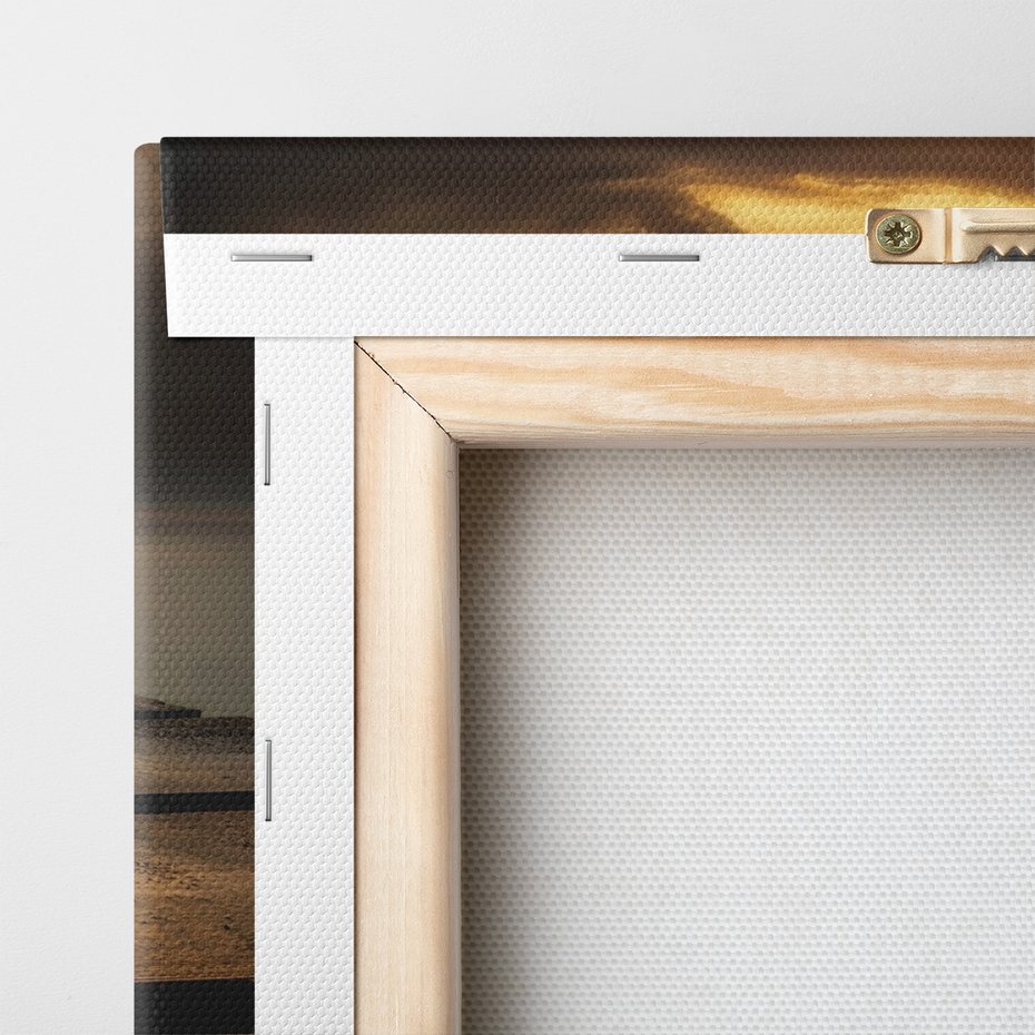 Obraz na płótnie - morze, molo, kamienie