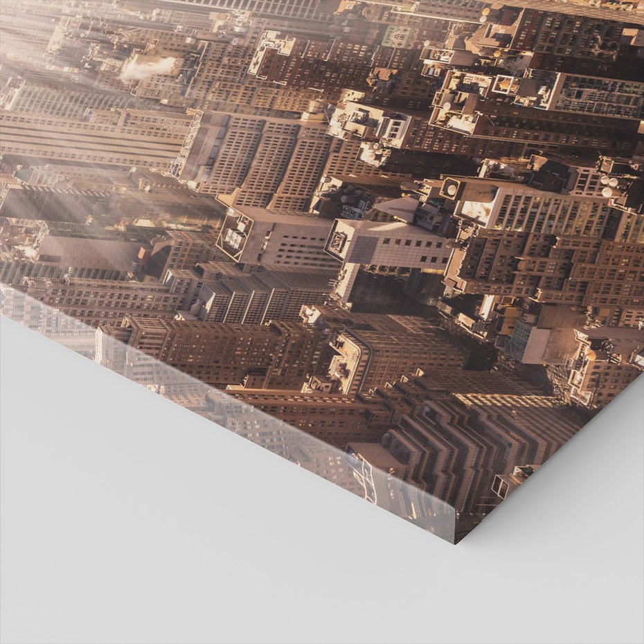 Obraz na płótnie - miasto, budynki, drapacze chmur