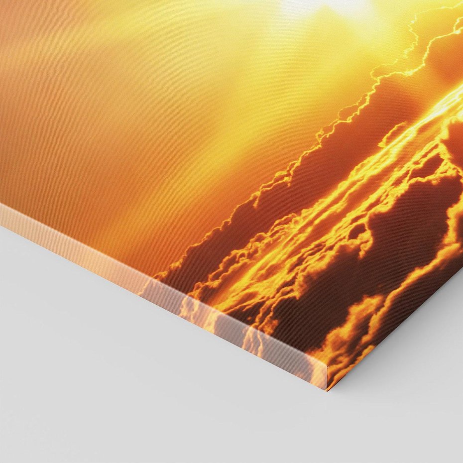 Obraz na płótnie - samolot, niebo, chmury