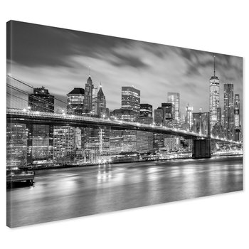 Obraz na płótnie - miasto, most, Manhattan