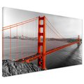 Obraz na płótnie - most, miasto, woda
