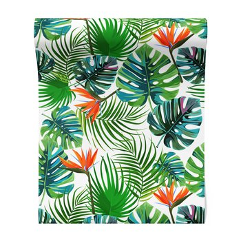 Tapeta - liście, kwiaty, tropiki