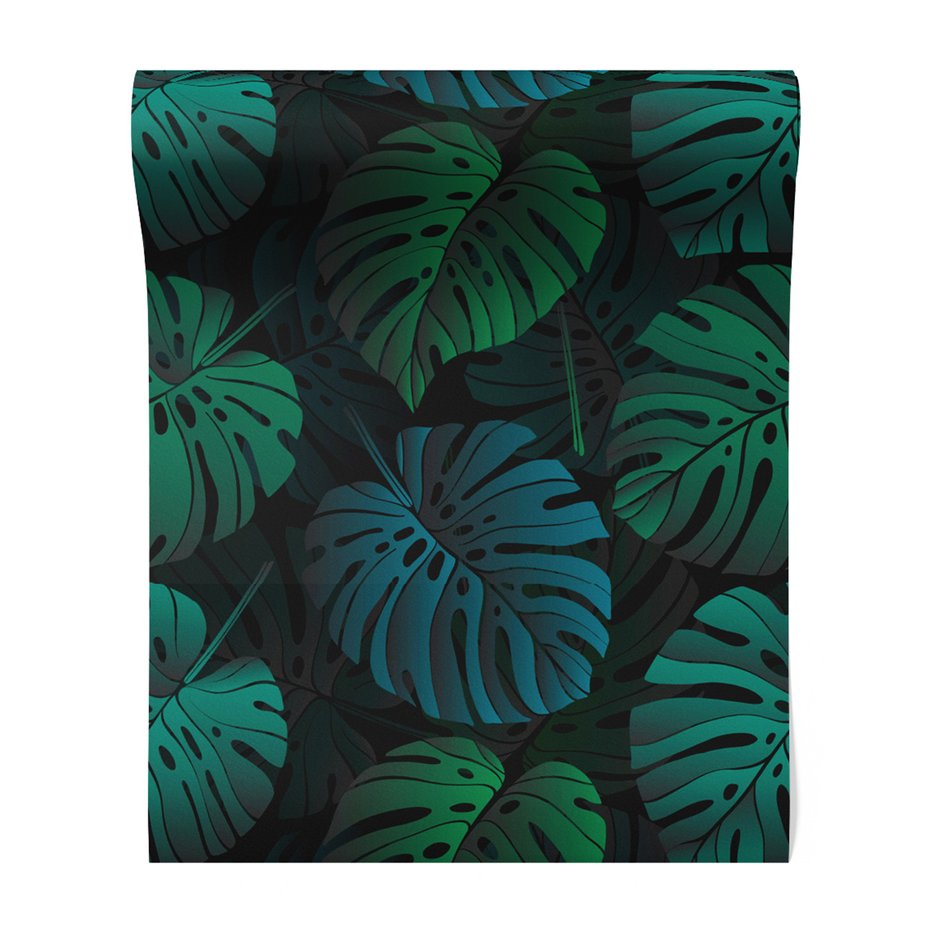 Tapeta - liście, monstera, tło