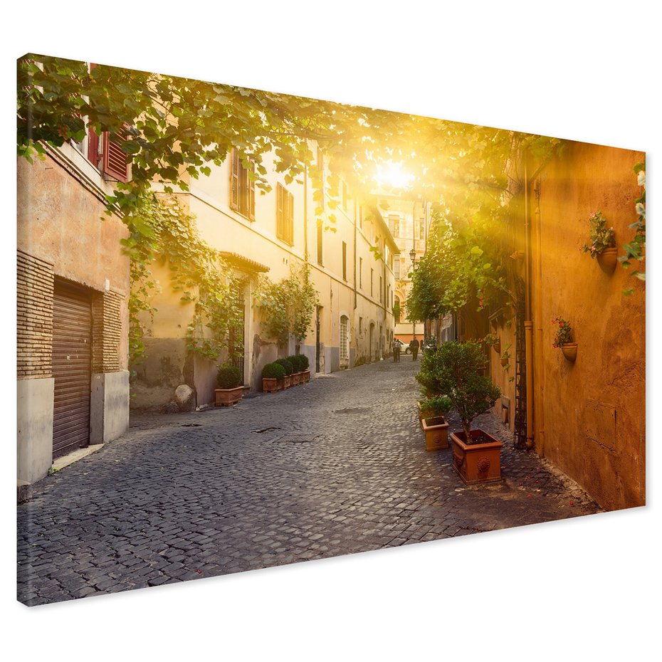 Obraz na płótnie - uliczka, miasto, architektura