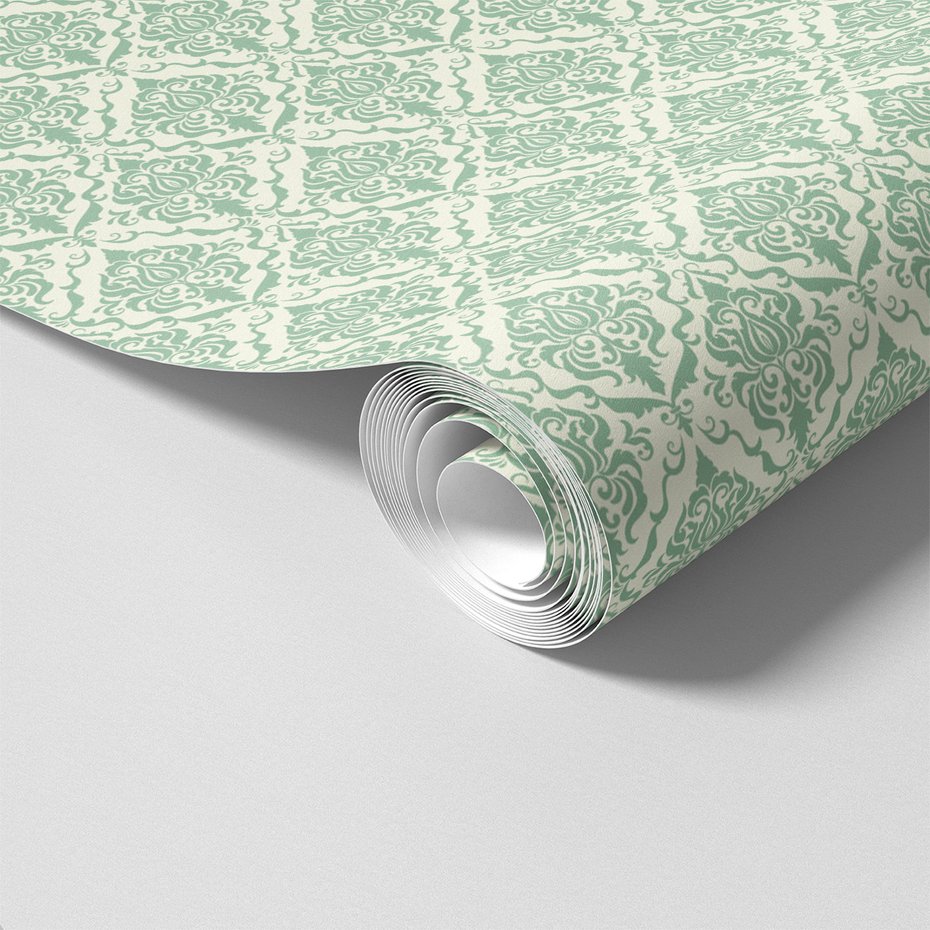 Tapeta - ornament, retro, elegancja