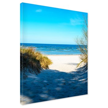 Obraz na płótnie - plaża, morze, piasek