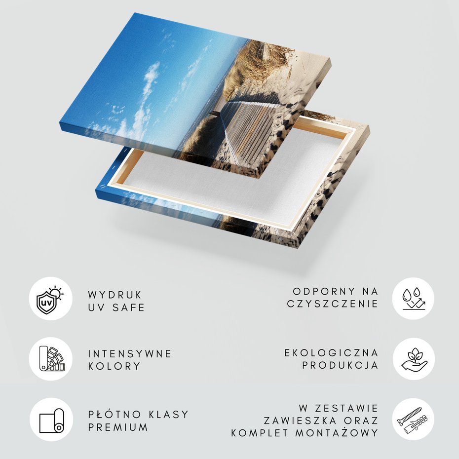 Obraz na płótnie - plaża, morze, krajobraz