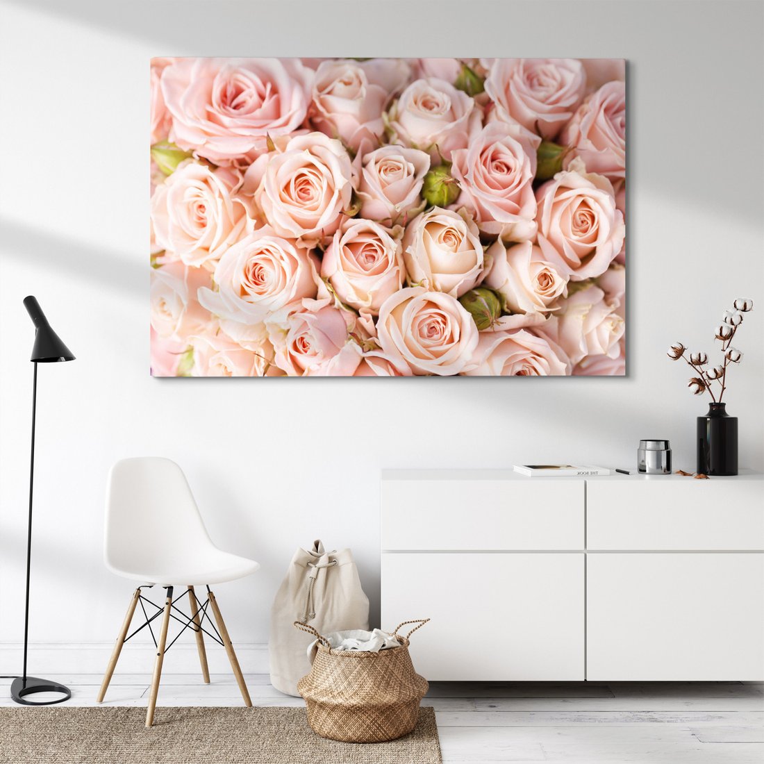 Obraz na płótnie - róże, kwiaty, bukiet