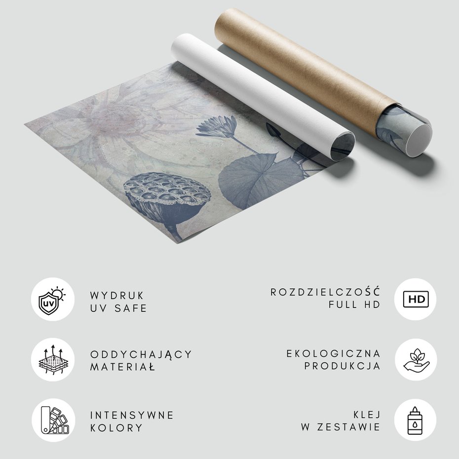 Fototapeta - loft, kwiaty, lilie