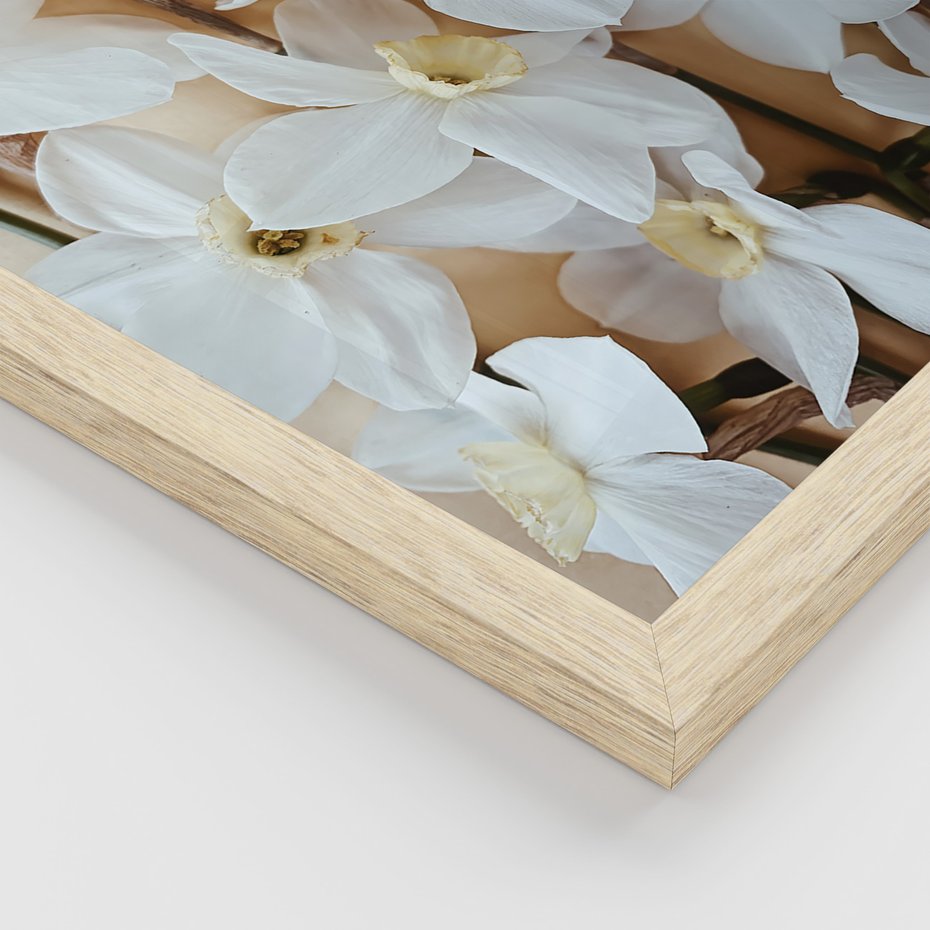 Zestaw obrazy w ramie, plakaty - kwiaty,róże,perfumy - rama drewno